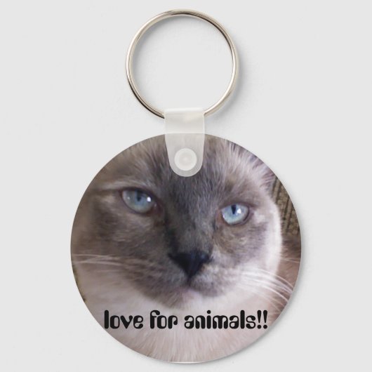Porte-clés l'amour des animaux ! ! (porte - clé) (Recto)