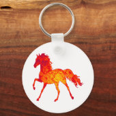 PORTE-CLÉS L'AMOUR DES CHEVAUX (Recto)