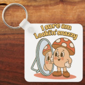 Porte-clés L'amour du champignon (Recto)