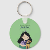 Porte-clés L'amour du chien (Verso)