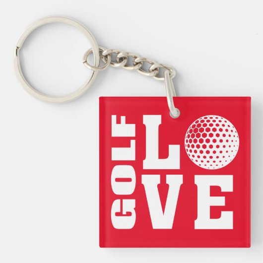 Porte-clés L'AMOUR DU Golf (Devant)