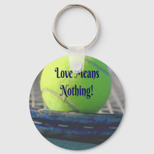 Porte-clés L'Amour Du Tennis Ne Signifie Rien ! Amusant motiv