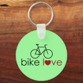 Porte-clés L'amour du vélo (Recto)