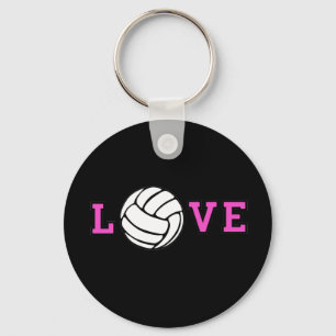 Porte-clés L'amour du volleyball