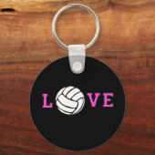 Porte-clés L'amour du volleyball (Recto)