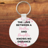 Porte-clés L'Amour Entre Mère Et Fille Connaît Le Noir (Recto)