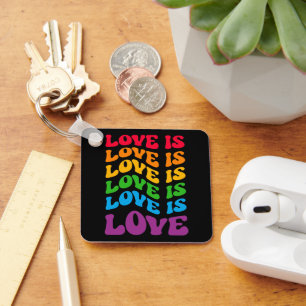 Porte-clés L'amour est amour gay LGBT