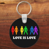 Porte-clés L'amour est l'amour (Recto)