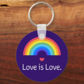 Porte-clés L'amour est l'amour. LGBT+FIDE. Queer. (Recto)