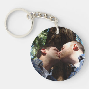 Porte-clés L'amour est l'amour Rainbow Photo personnalisée