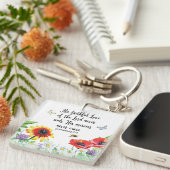 Porte-clés L'amour fidèle du seigneur Never Ends (Devant Droit)