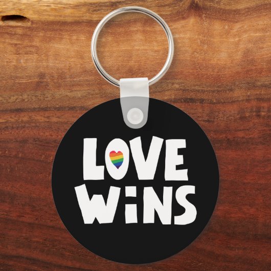 Porte-clés L'amour gagne (Recto)