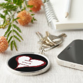 Porte-clés L'amour latin conquiert tout le porte - clé de (Côté)