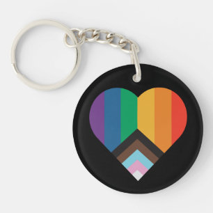 Porte-clés L'amour LGBT+pride. Porte - clé du drapeau arc-en-