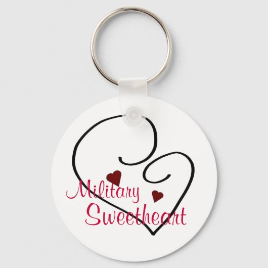 Porte-clés L'amour militaire (Recto)
