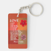 Porte-clés L'amour ne manque jamais Porte - clé (Dos)