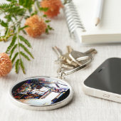 Porte-clés L'amour n'est pas un mur, c'est un pont (Côté)