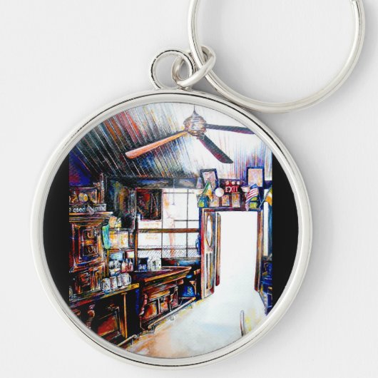 Porte-clés L'amour n'est pas un mur, c'est un pont (Devant)