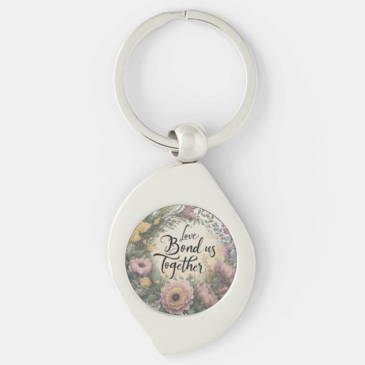 Porte-clés L'amour nous lie ensemble - Style Porte - clé (Devant)