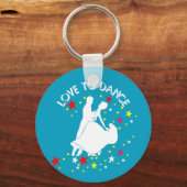 Porte-clés L'amour pour la danse (Recto)