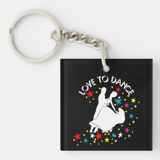 Porte-clés L'amour pour la danse (Devant)