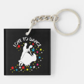 Porte-clés L'amour pour la danse (Dos)