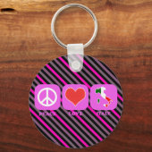 Porte-clés L'amour pour la paix en Italie (Recto)