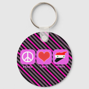 Porte-clés L'amour pour la paix en Syrie