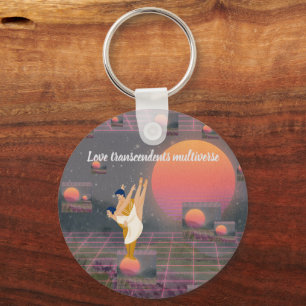 Porte-clés L'amour transcende le multivers