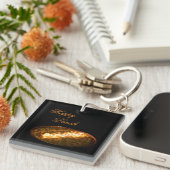 Porte-clés Lampe à beurre tibétain (Devant Droit)