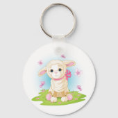 Porte-clés Lampe Et Papillons (Verso)