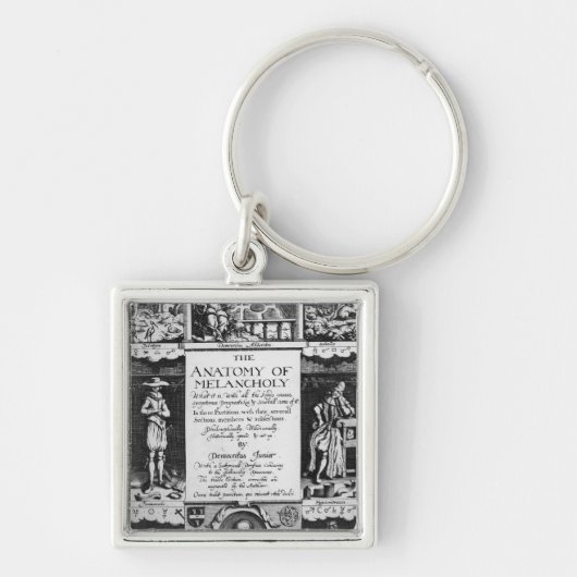 Porte-clés L'anatomie de la mélancolie (Devant)