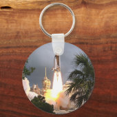 Porte-clés lancement avec palmiers (Recto)