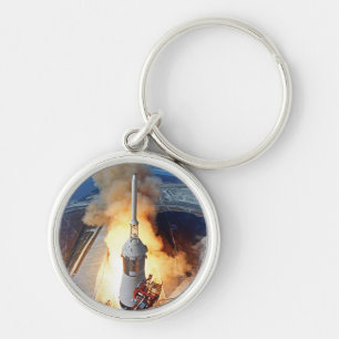 Porte-clés Lancement de la fusée de l'alunissage d'Apollo 11