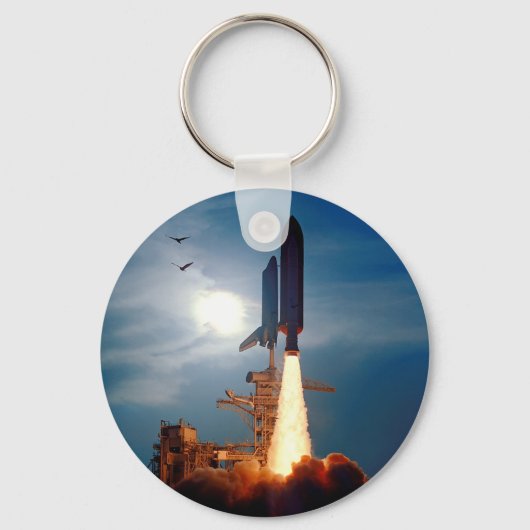Porte-clés Lancement de la navette spatiale Discovery par la (Recto)