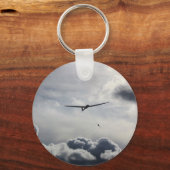 Porte-clés Lancement d'un avion à voile (Recto)