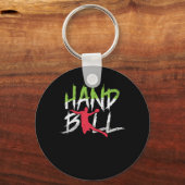 Porte-clés Lancer de balle de handball (Recto)