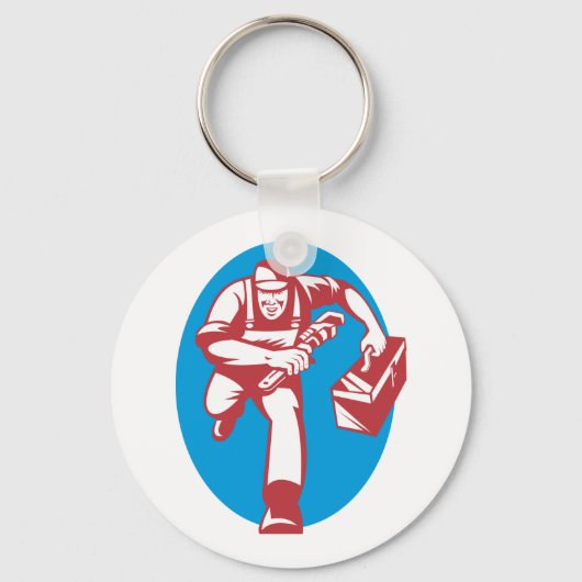 Porte-clés Lancer le plombier (Recto)