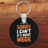 Porte-clés Landlord Property Manager, Sorry I Can’t It's Rent (Recto)