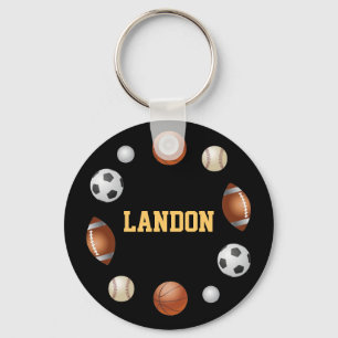 Porte-clés Landon World of Sports Porte - clé - Noir