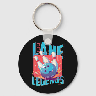 Porte-clés Lane Legends Bowling Sports Design