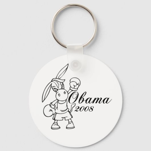 Porte-clés L'âne Obama 2008 (Recto)