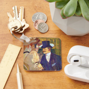 Porte-clés L'Anglais par Toulouse Lautrec, Art Vintage