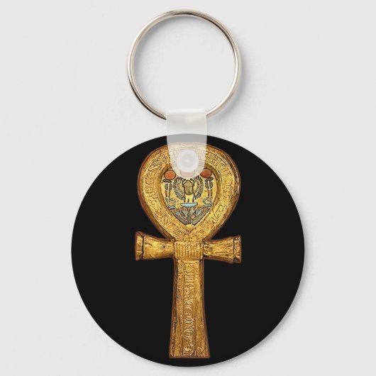 Porte-clés L'Ankh... Symbole de vie de l'Égypte antique (Recto)