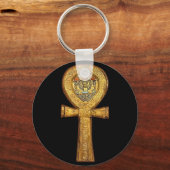 Porte-clés L'Ankh... Symbole de vie de l'Égypte antique (Recto)