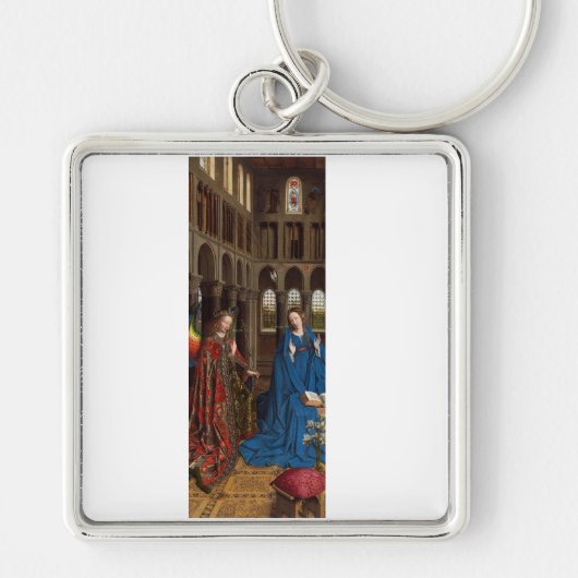 Porte-clés L'Annonciation de Van Eyck Premium Lumière Cathédr (Devant)