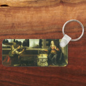 Porte-clés L'Annonciation du Seigneur par Léonard de Vinci (Recto)