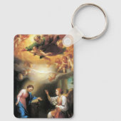 Porte-clés L'Annonciation par Anton Raphael Mengs (Verso)