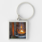 Porte-clés Lanterne Au Camp Des Plaines, Parc National De Kru (Devant)