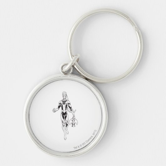 Porte-clés Lanterne bleue 6 (Devant)